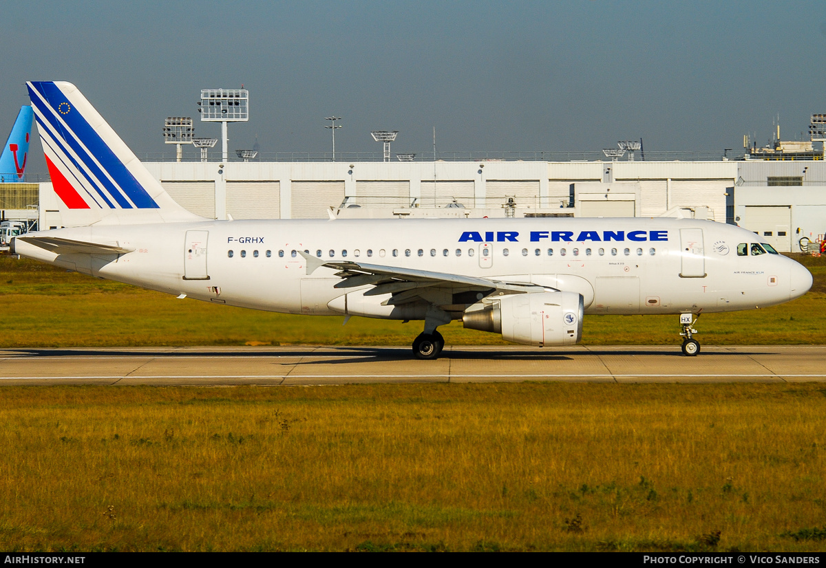 Aircraft Photo of F-GRHX | Airbus A319-111 | Air France | AirHistory.net #859732