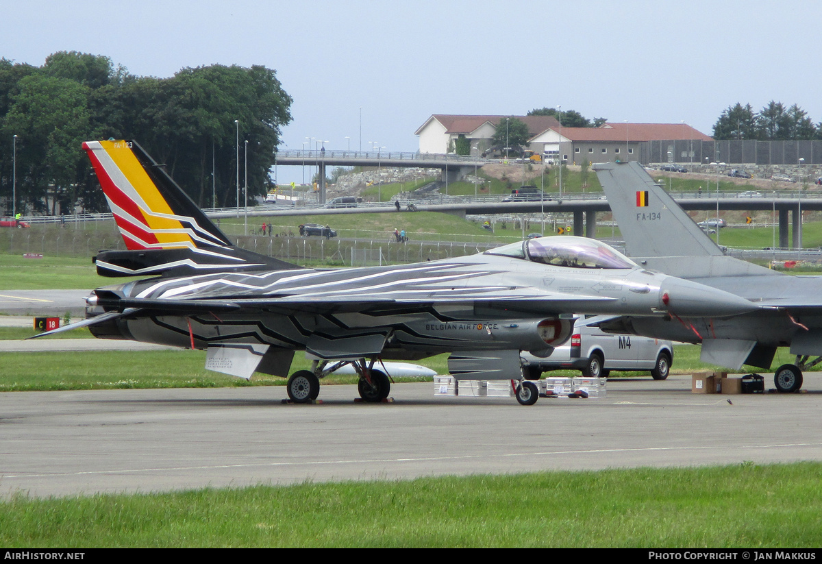 Aircraft Photo of FA-123 | General Dynamics F-16AM Fighting Falcon | Belgium - Air Force | AirHistory.net #859768