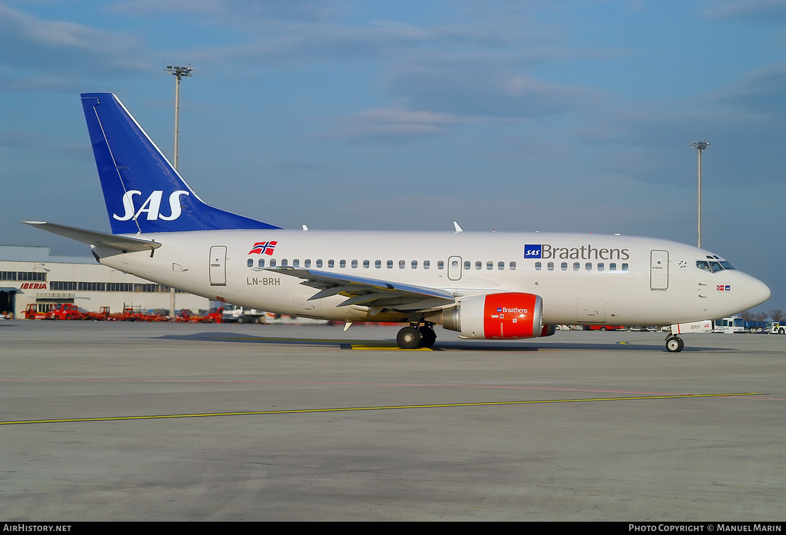 Aircraft Photo of LN-BRH | Boeing 737-505 | SAS Braathens | AirHistory.net #859903