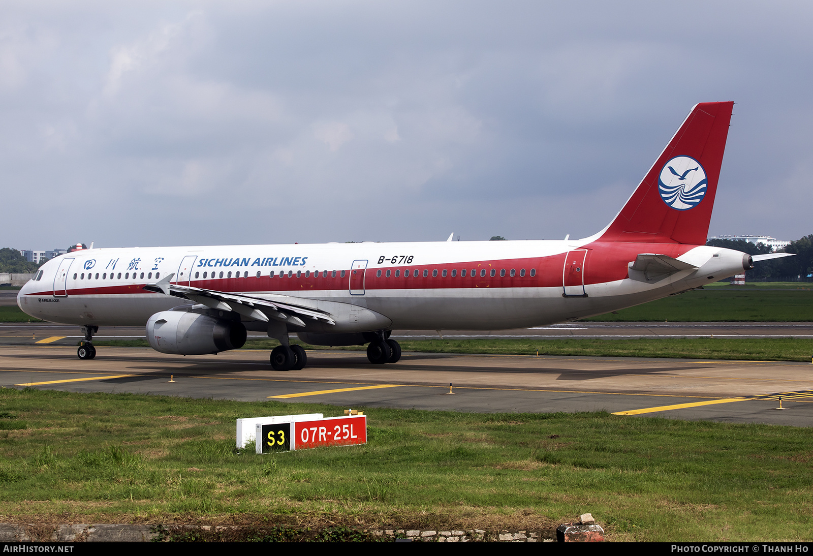 Aircraft Photo of B-6718 | Airbus A321-231 | Sichuan Airlines | AirHistory.net #859904