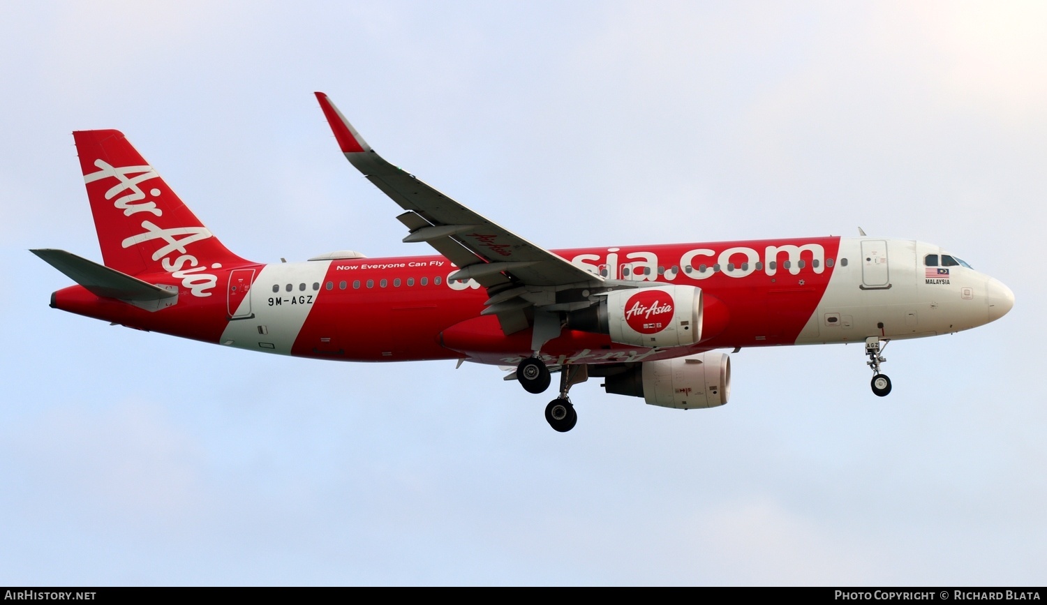 Aircraft Photo of 9M-AGZ | Airbus A320-216 | AirAsia | AirHistory.net #860051