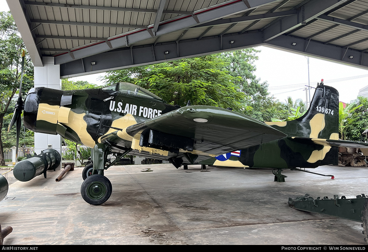 Aircraft Photo of 139674 | Douglas A-1H Skyraider (AD-6) | USA - Air Force | AirHistory.net #860198