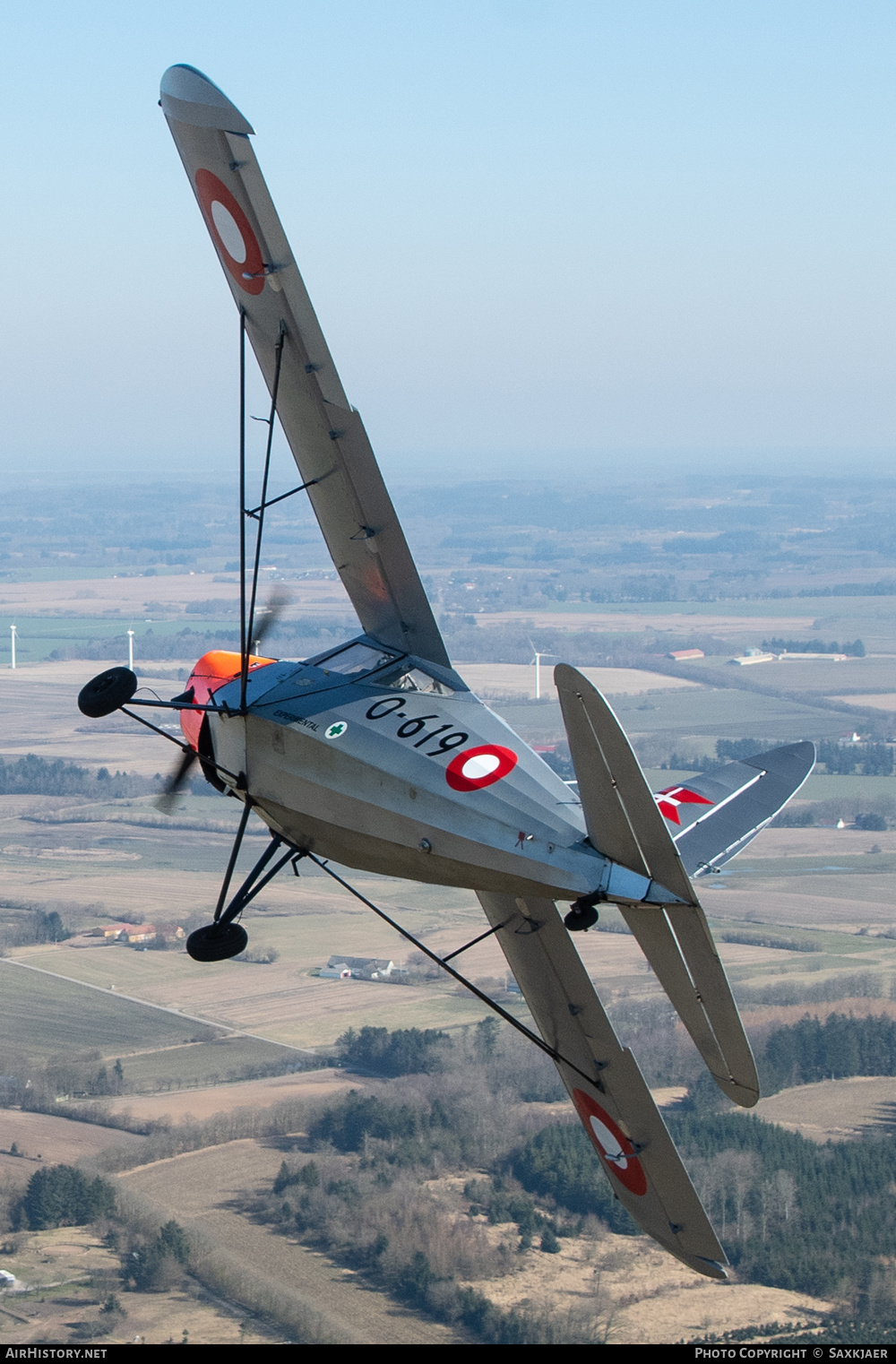 Aircraft Photo of OY-ATM / O-619 | SAI KZ VII U-8 Lærke | Denmark - Air Force | AirHistory.net #860339