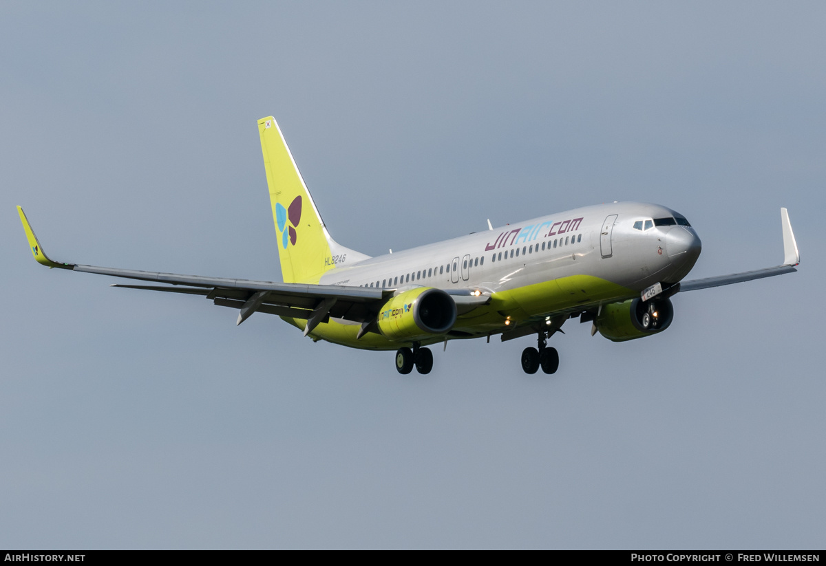 Aircraft Photo of HL8246 | Boeing 737-8SH | Jin Air | AirHistory.net #860494