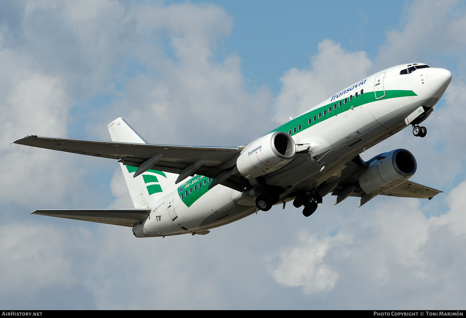 Aircraft Photo of PH-XRC | Boeing 737-7K2 | Transavia | AirHistory.net #860598