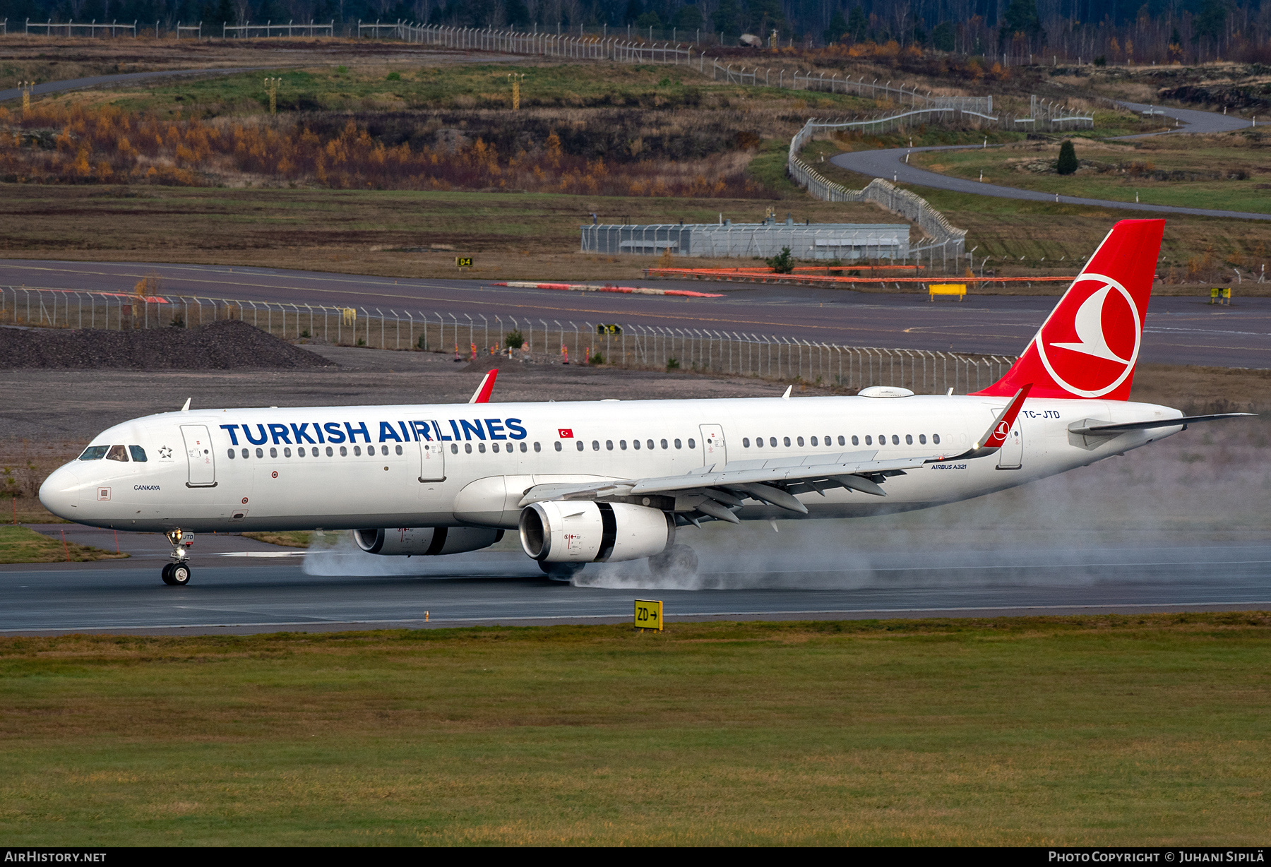 Aircraft Photo of TC-JTD | Airbus A321-231 | Turkish Airlines | AirHistory.net #860830