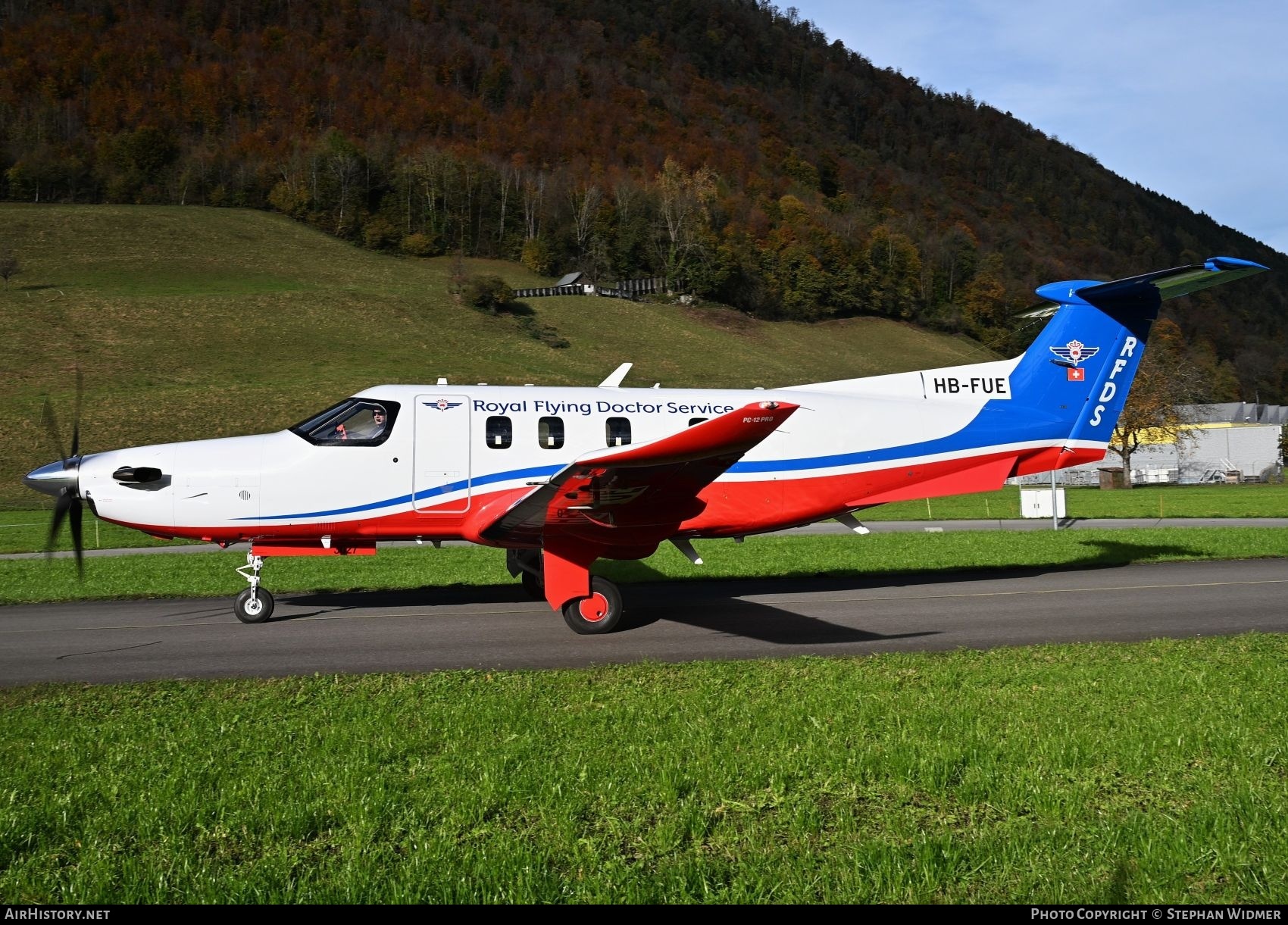 Aircraft Photo of HB-FUE | Pilatus PC-12PRO | Royal Flying Doctor Service - RFDS | AirHistory.net #860889