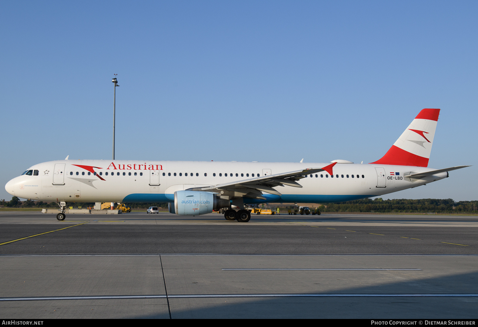 Aircraft Photo of OE-LBD | Airbus A321-211 | Austrian Airlines | AirHistory.net #861001