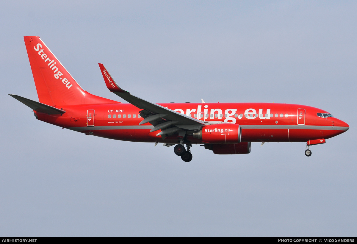 Aircraft Photo of OY-MRH | Boeing 737-7L9 | Sterling Airlines | AirHistory.net #861038