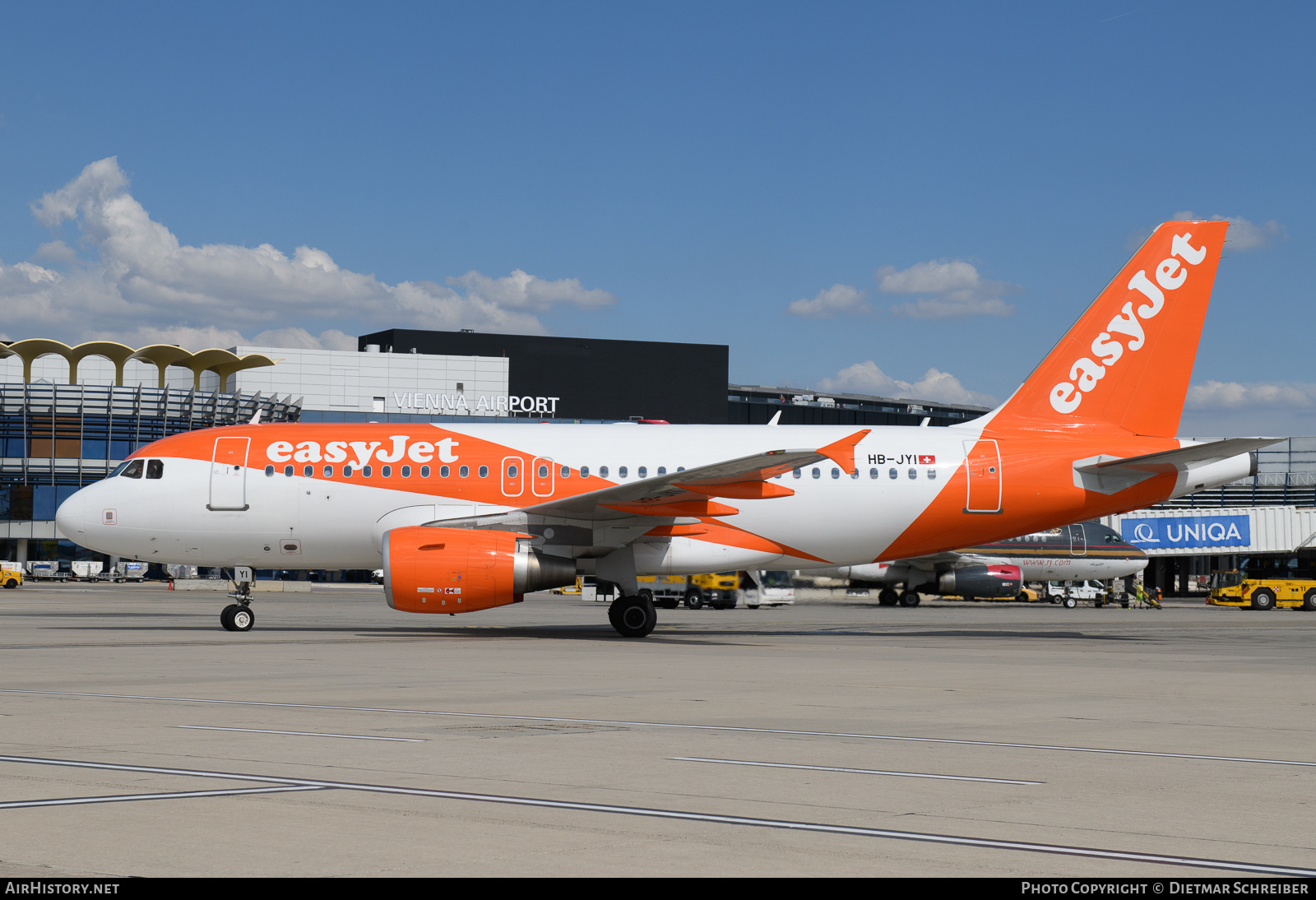 Aircraft Photo of HB-JYI | Airbus A319-111 | EasyJet | AirHistory.net #861048