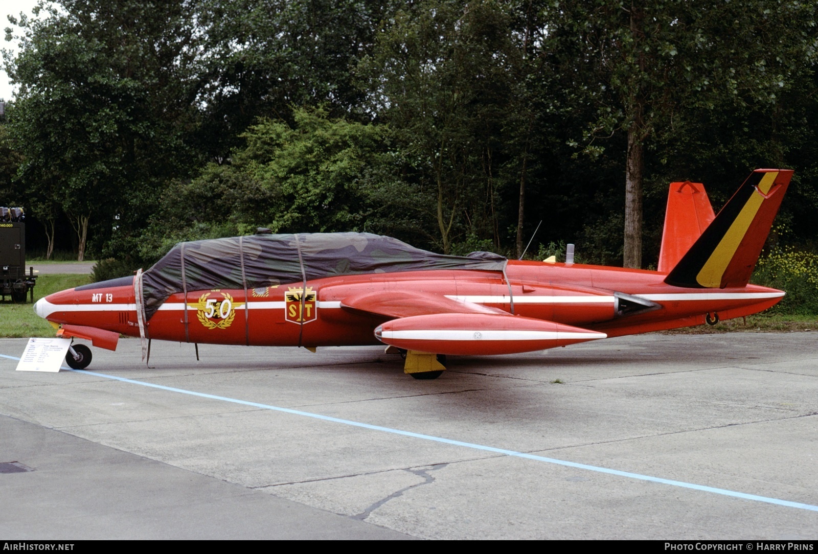 Aircraft Photo of MT13 | Fouga CM-170R Magister | Belgium - Air Force | AirHistory.net #861148