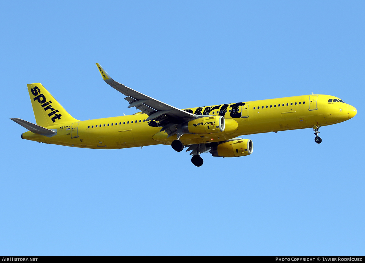 Aircraft Photo of N677NK | Airbus A321-231 | Spirit Airlines | AirHistory.net #861270