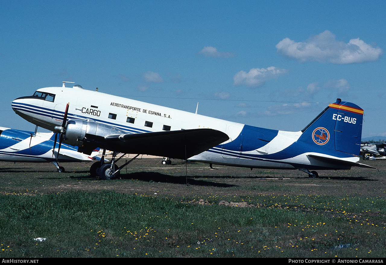 Aircraft Photo of EC-BUG | Douglas TC-47D Skytrain | Aerotransporte de España | AirHistory.net #861344