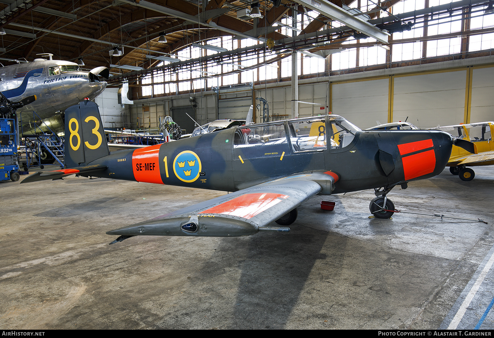 Aircraft Photo of SE-MEF / 50083 | Saab Sk50C Safir (91C) | Sweden - Air Force | AirHistory.net #861373