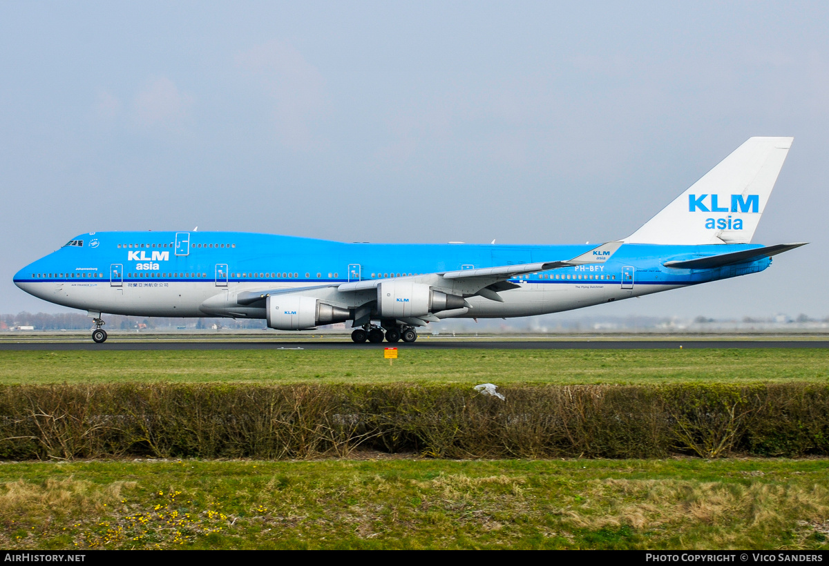 Aircraft Photo of PH-BFY | Boeing 747-406M | KLM Asia | AirHistory.net #861402