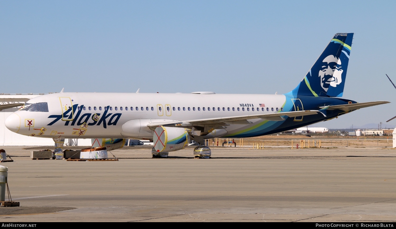 Aircraft Photo of N849VA | Airbus A320-214 | Alaska Airlines | AirHistory.net #861456