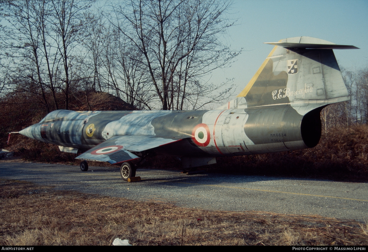 Aircraft Photo of MM6634 | Lockheed RF-104G Starfighter | Italy - Air Force | AirHistory.net #861478
