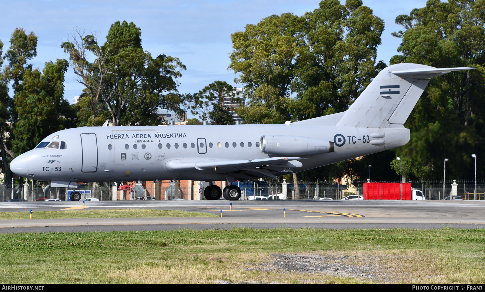 Aircraft Photo of TC-53 | Fokker F28-1000C Fellowship | Argentina - Air Force | AirHistory.net #861649