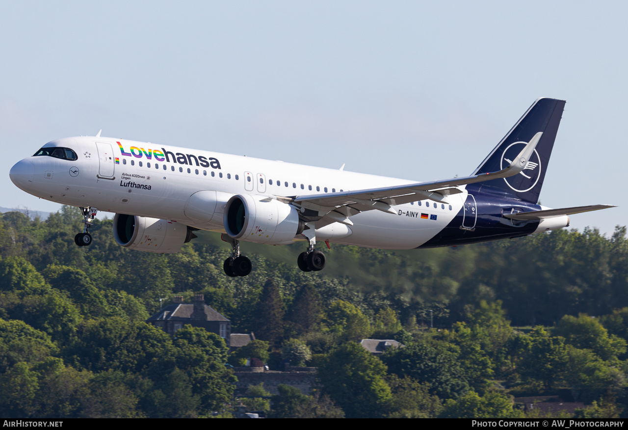 Aircraft Photo of D-AINY | Airbus A320-271N | Lufthansa | AirHistory.net #861651