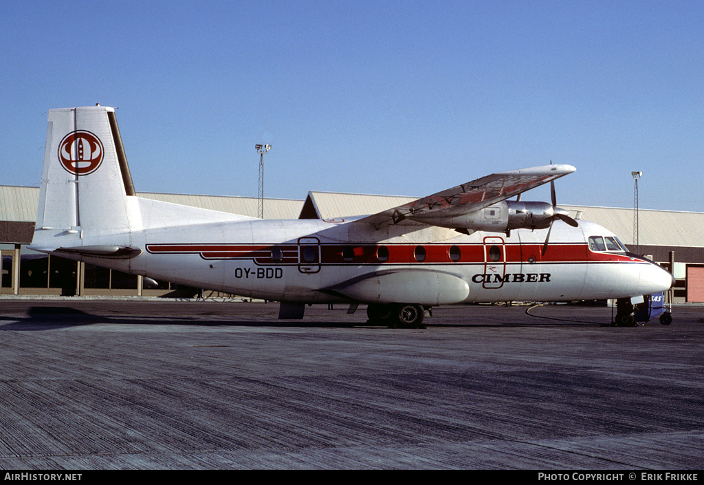 Aircraft Photo of OY-BDD | Nord 262A-15 | Cimber Air | AirHistory.net #861664