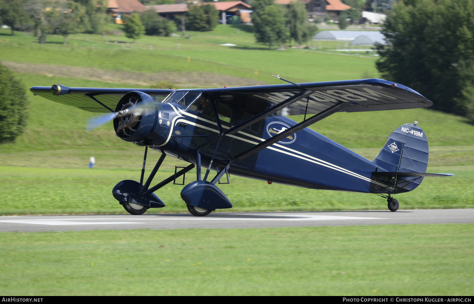Aircraft Photo of N418M / NC-418M | Stinson SM-8A | AirHistory.net #861726