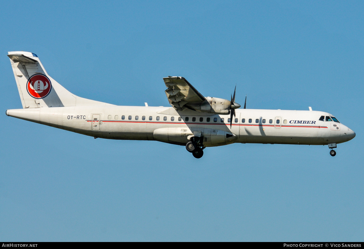 Aircraft Photo of OY-RTC | ATR ATR-72-202 | Cimber Air | AirHistory.net #861824