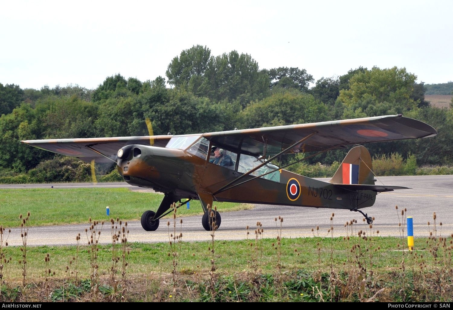 Aircraft Photo of F-PAFL / NJ702 | Taylorcraft J Auster Mk5 | UK - Air Force | AirHistory.net #861899