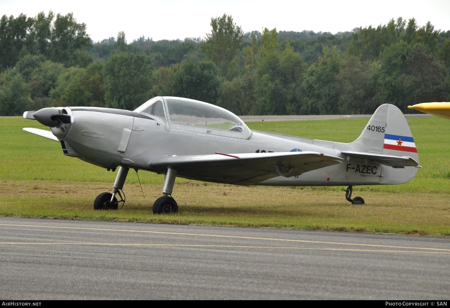 Aircraft Photo of F-AZEC / 40165 | Utva Aero 3F | Yugoslavia - Air Force | AirHistory.net #861909