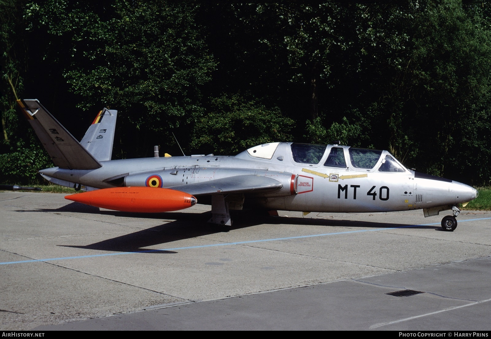 Aircraft Photo of MT40 | Fouga CM-170R Magister | Belgium - Air Force | AirHistory.net #862098