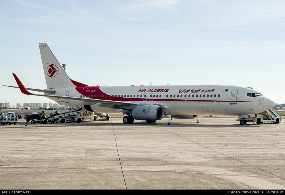 Aircraft Photo of 7T-VKP | Boeing 737-800 | Air Algérie | AirHistory.net #862117