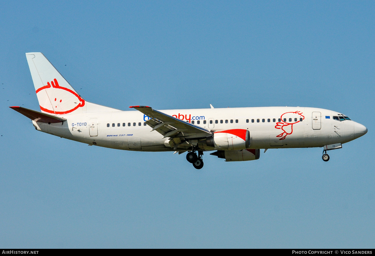 Aircraft Photo of G-TOYD | Boeing 737-3Q8 | Bmibaby | AirHistory.net #862161