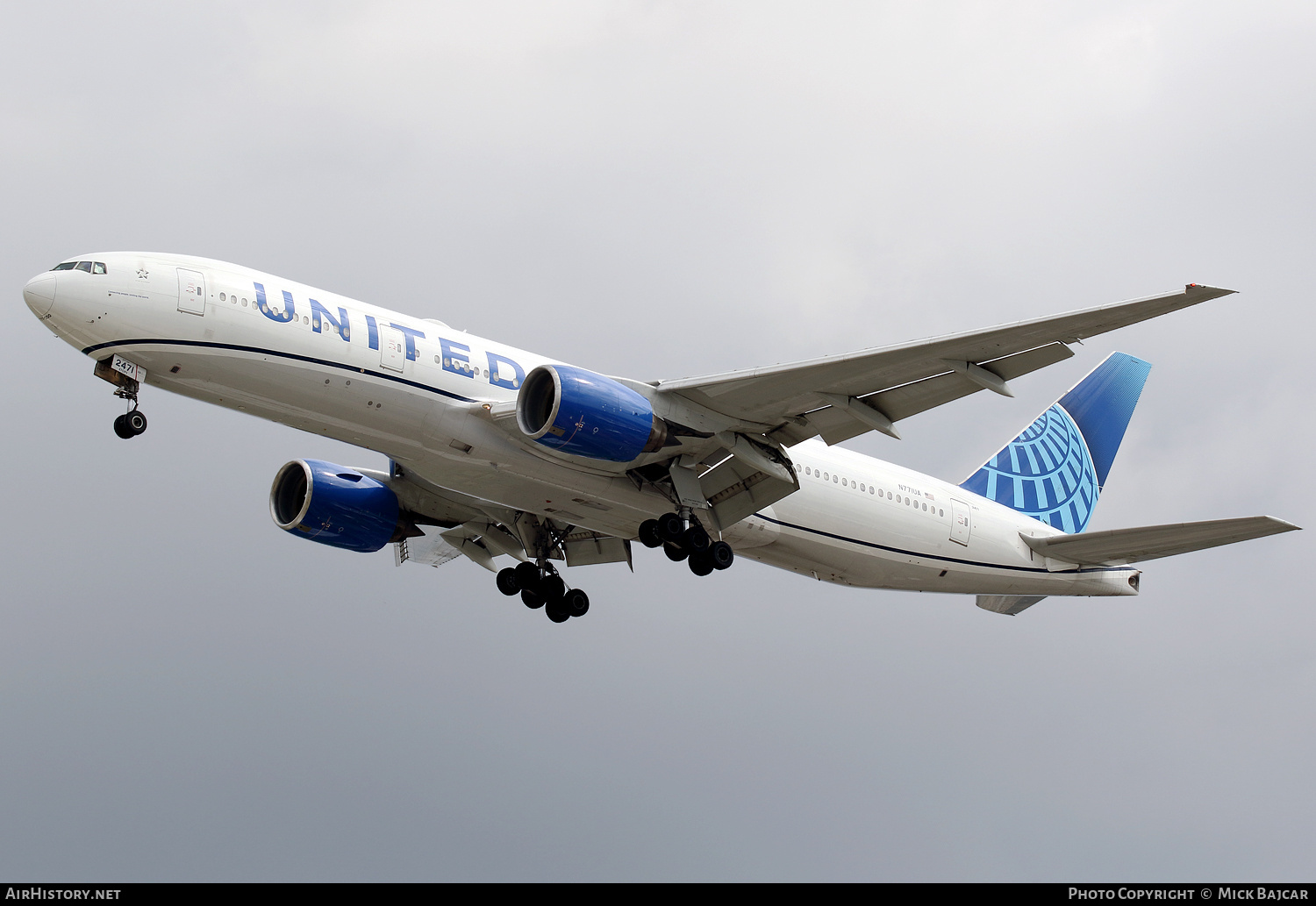 Aircraft Photo of N771UA | Boeing 777-222 | United Airlines | AirHistory.net #862190