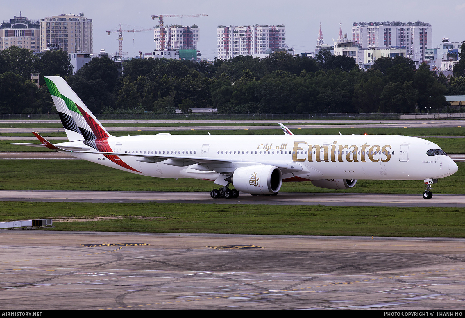 Aircraft Photo of A6-EXL | Airbus A350-941 | Emirates | AirHistory.net #862192