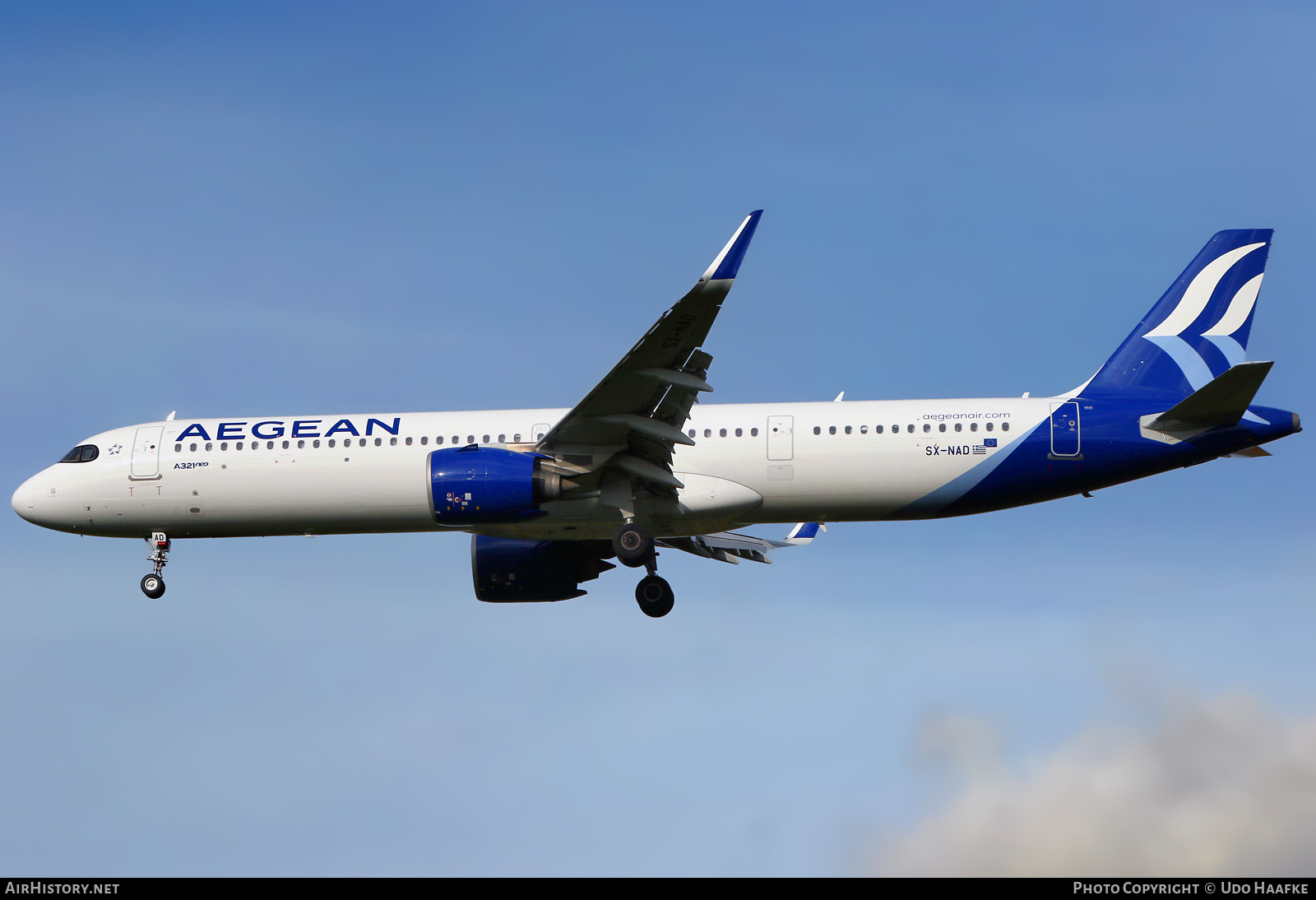 Aircraft Photo of SX-NAD | Airbus A321-271N | Aegean Airlines | AirHistory.net #862358