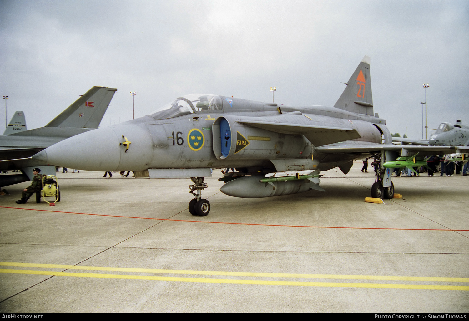 Aircraft Photo of 37427 | Saab JA37DI Viggen | Sweden - Air Force | AirHistory.net #862736