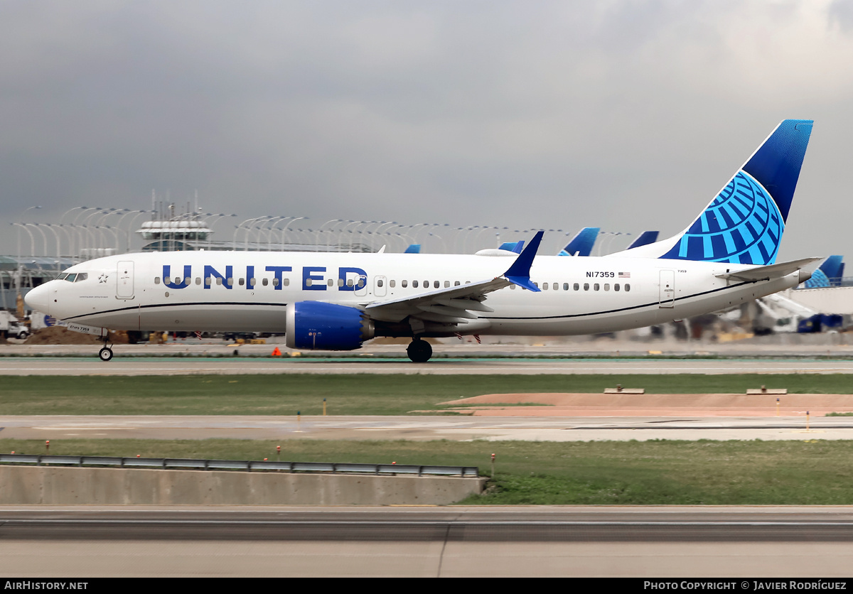 Aircraft Photo of N17359 | Boeing 737-8 Max 8 | United Airlines | AirHistory.net #862766