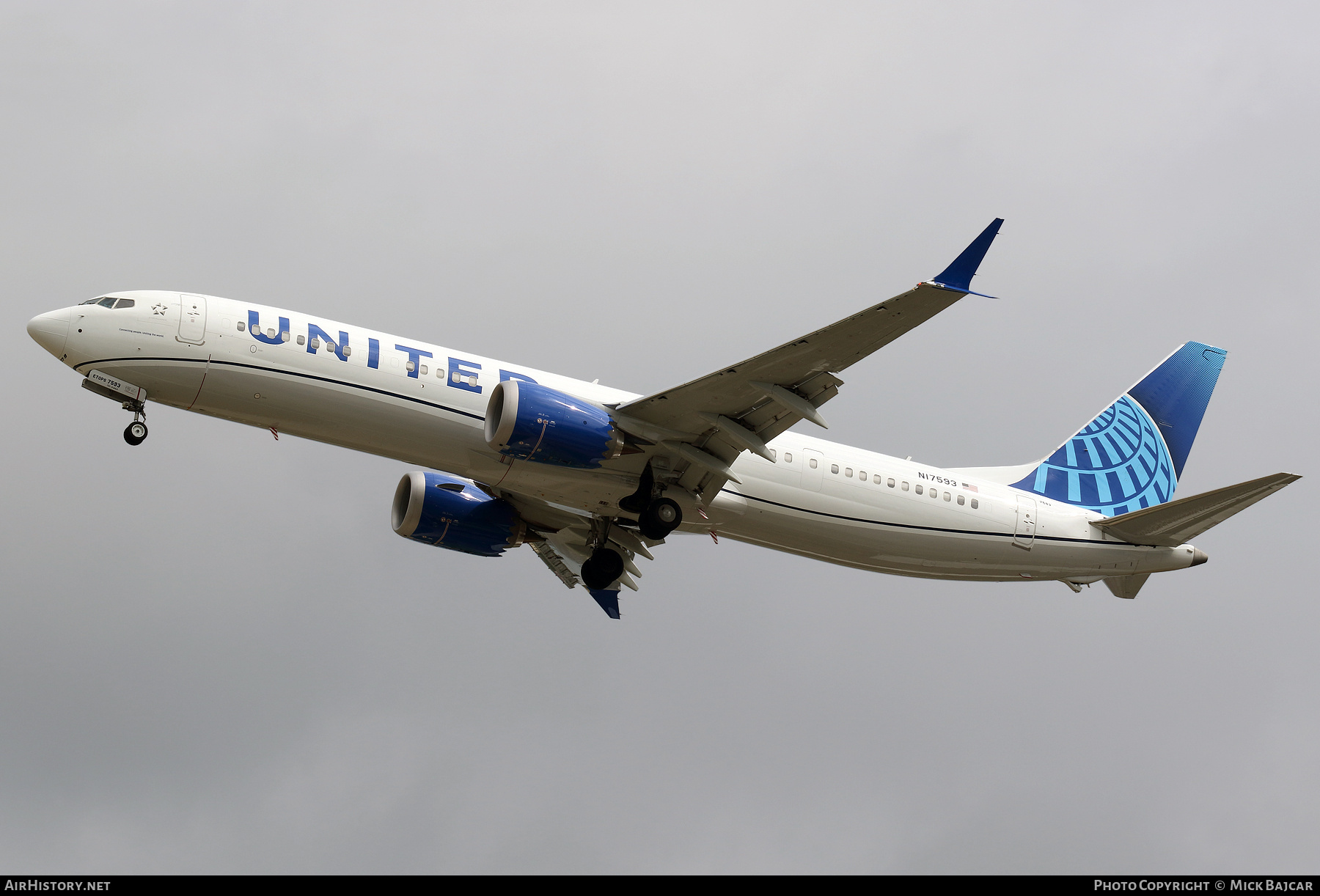 Aircraft Photo of N17593 | Boeing 737-9 Max 9 | United Airlines | AirHistory.net #862796