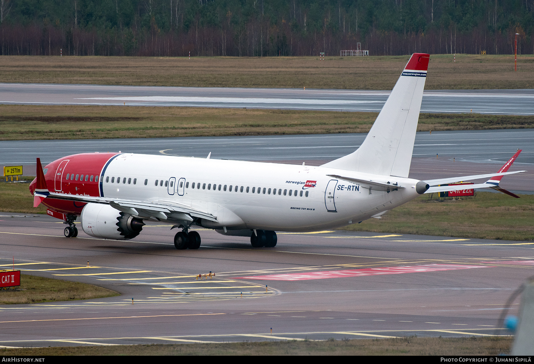 Aircraft Photo of SE-RTN | Boeing 737-8 Max 8 | Norwegian | AirHistory.net #862831