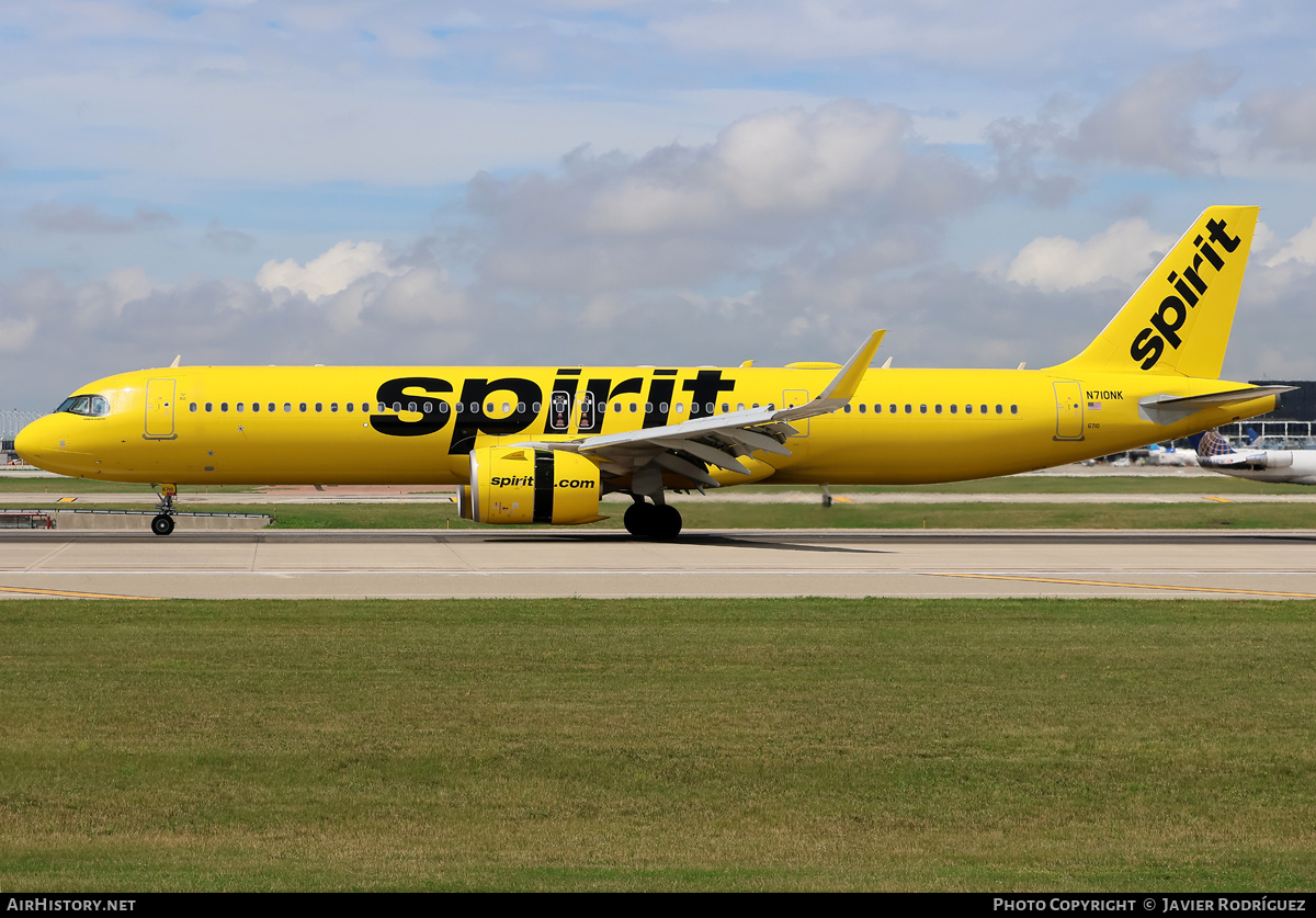 Aircraft Photo of N710NK | Airbus A321-271NX | Spirit Airlines | AirHistory.net #862835