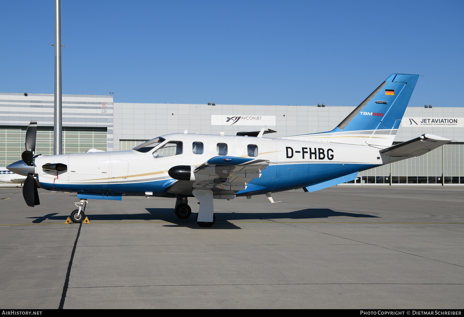 Aircraft Photo of D-FHBG | Socata TBM-850 (700N) | AirHistory.net #862912