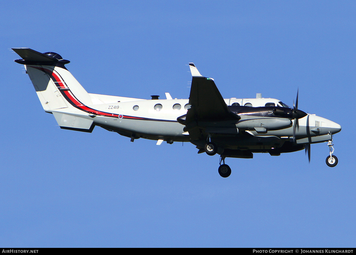 Aircraft Photo of ZZ419 | Hawker Beechcraft 350CER Shadow R1A (300C) | UK - Air Force | AirHistory.net #862928