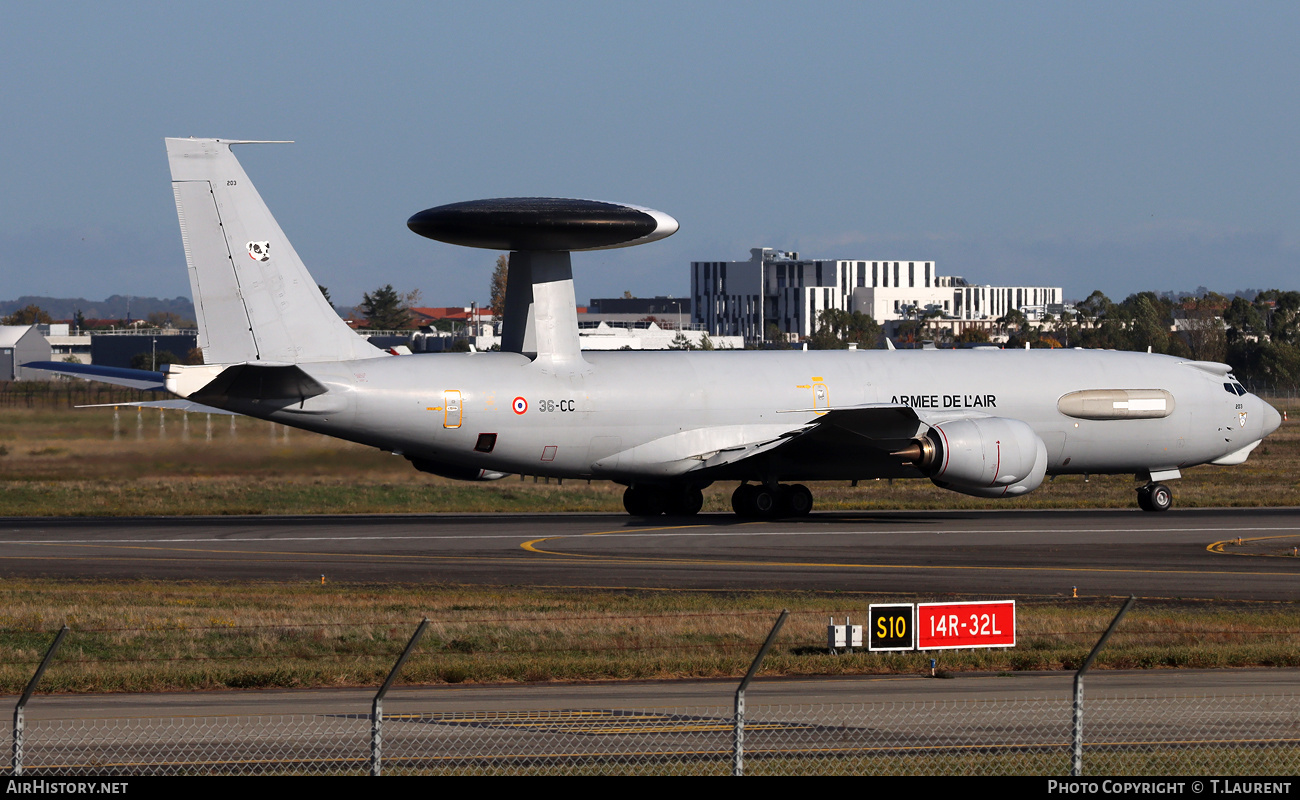 Aircraft Photo of 203 | Boeing E-3F Sentry | France - Air Force | AirHistory.net #862971