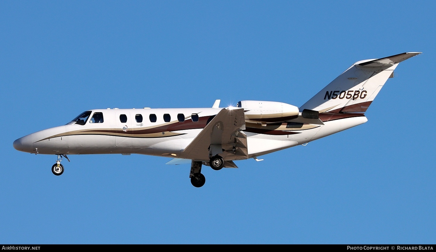 Aircraft Photo of N505BG | Cessna 525A CitationJet CJ2 | AirHistory.net #863025