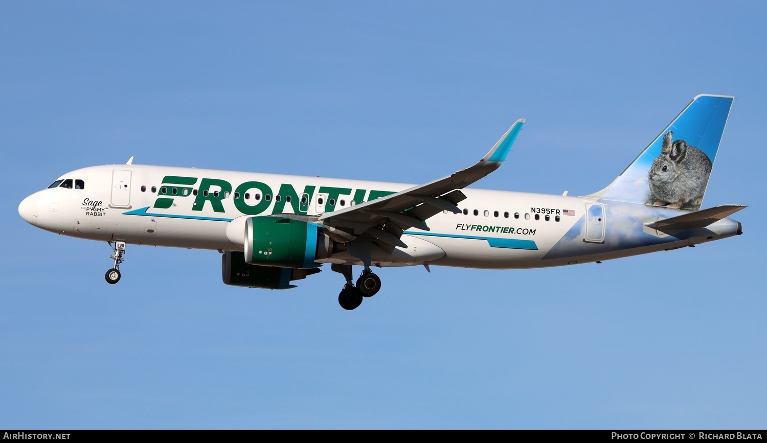 Aircraft Photo of N395FR | Airbus A320-251N | Frontier Airlines | AirHistory.net #863037