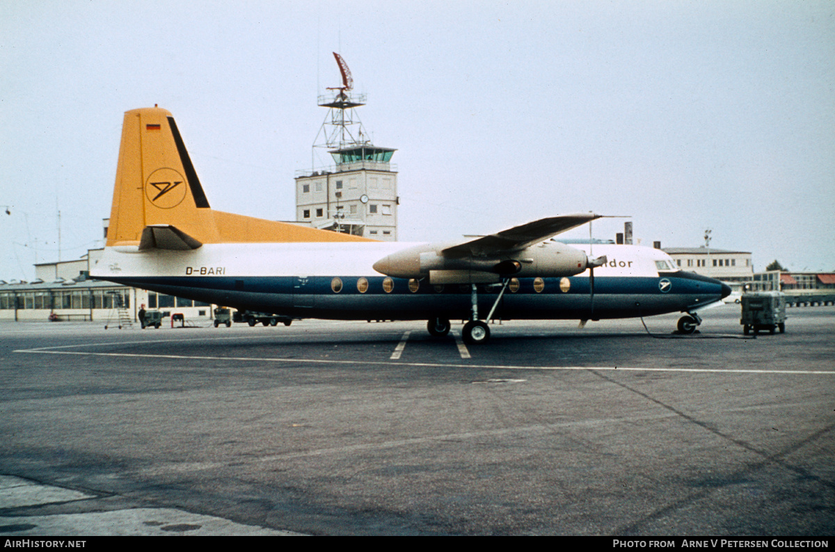 Aircraft Photo of D-BARI | Fokker F27-400 Friendship | Condor Flugdienst | AirHistory.net #863239