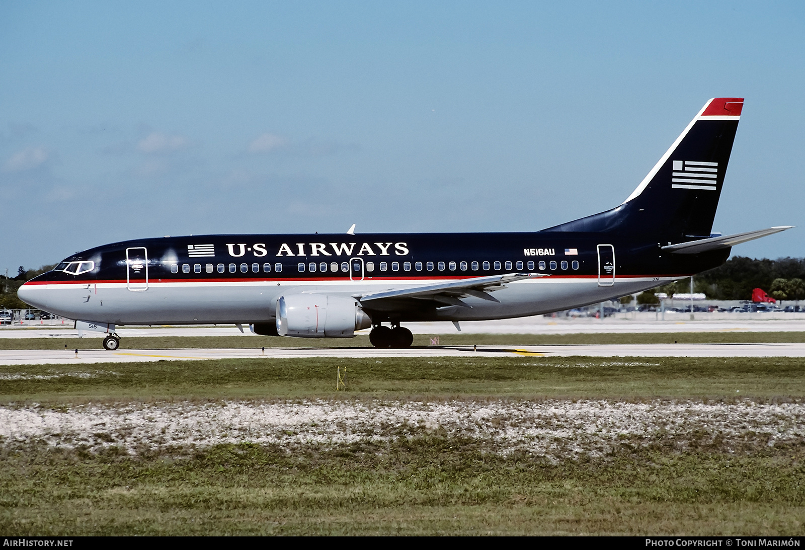 Aircraft Photo of N516AU | Boeing 737-3B7 | US Airways | AirHistory.net #863315