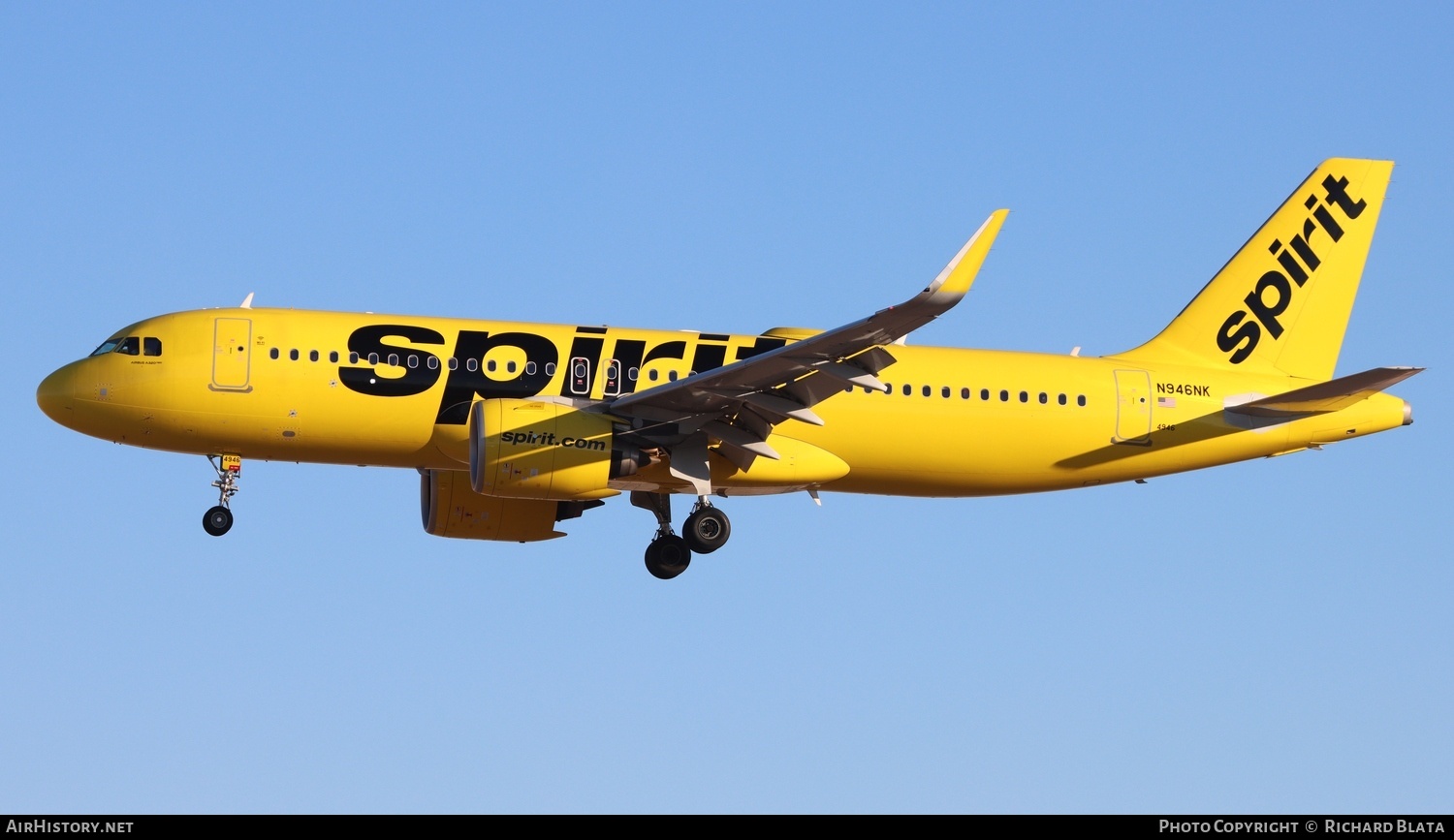 Aircraft Photo of N946NK | Airbus A320-271N | Spirit Airlines | AirHistory.net #863426