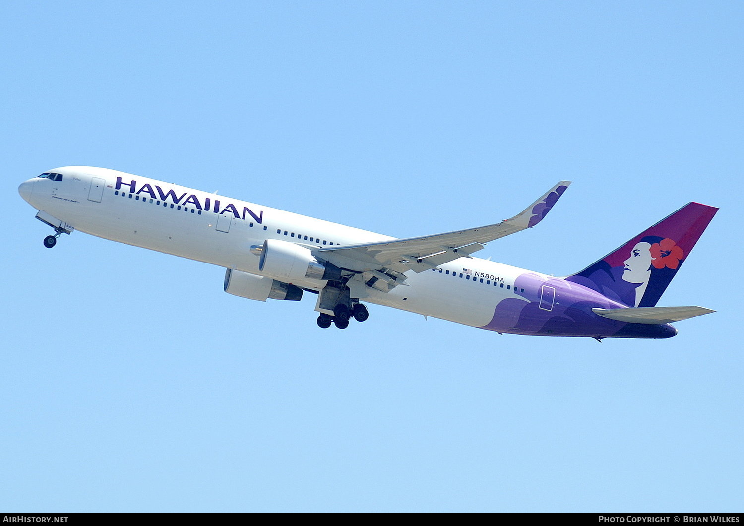 Aircraft Photo of N580HA | Boeing 767-33A/ER | Hawaiian Airlines | AirHistory.net #863460