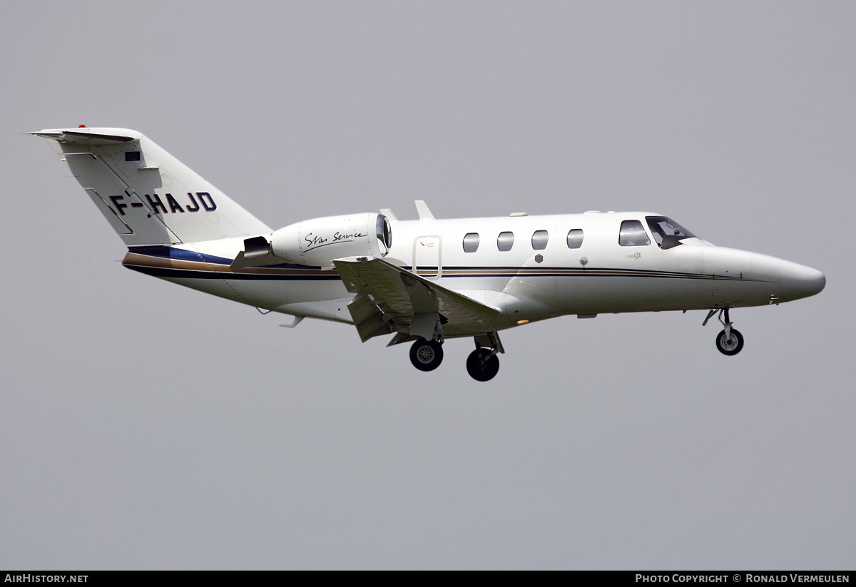 Aircraft Photo of F-HAJD | Cessna 525 CitationJet CJ1 | Star Service International | AirHistory.net #863485