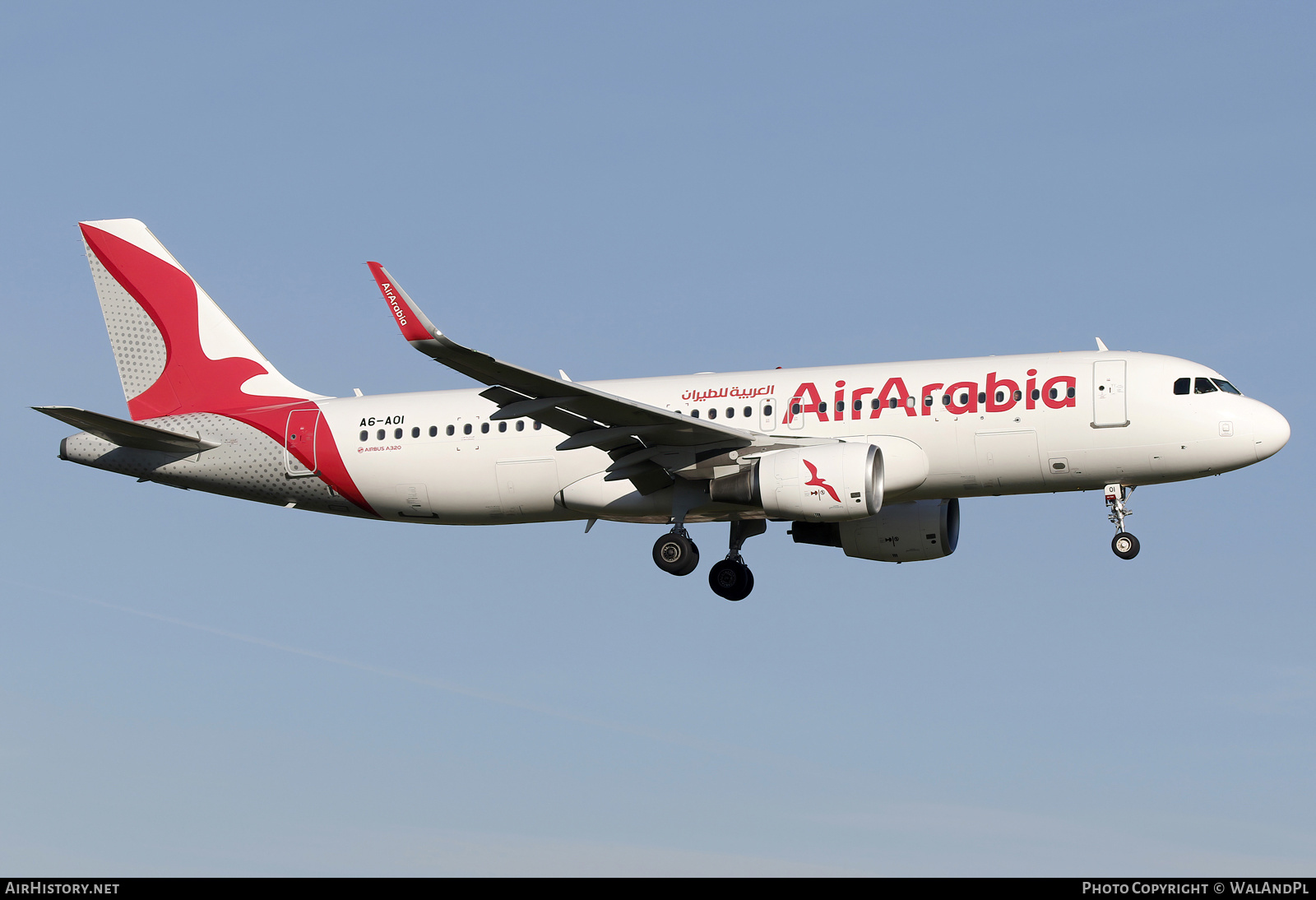 Aircraft Photo of A6-AOI | Airbus A320-214 | Air Arabia | AirHistory.net #863571